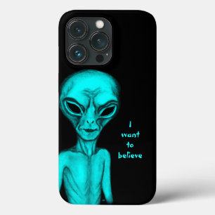 Funda Para iPhone 13 Pro Alien, quiero creer