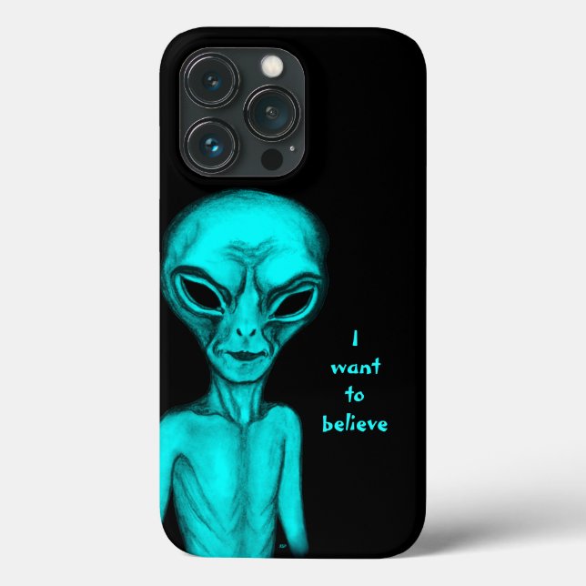 Funda De Case-Mate Para iPhone Alien, quiero creer (Reverso )