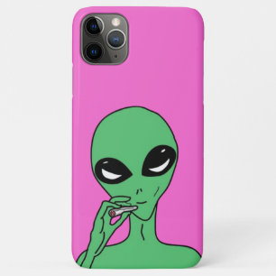 Funda Para iPhone 11 Pro Max Alienígena genial , Ovni divertido , Alienígena fu