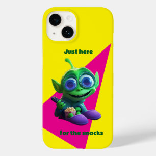 Funda Para iPhone 14 De Case-Mate Alienígena Perezoso – Divertido Dibujo Animado Esp