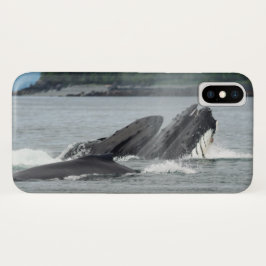 Funda Para iPhone X Alimentando ballenas jorobadas