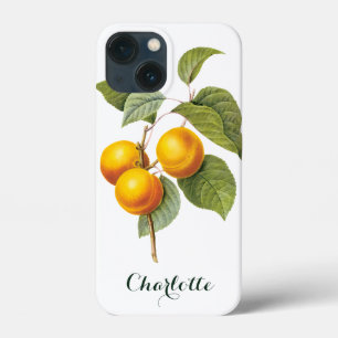 Funda Para iPhone 13 Mini Alimento vintage fruta, albaricoque melocotón por 