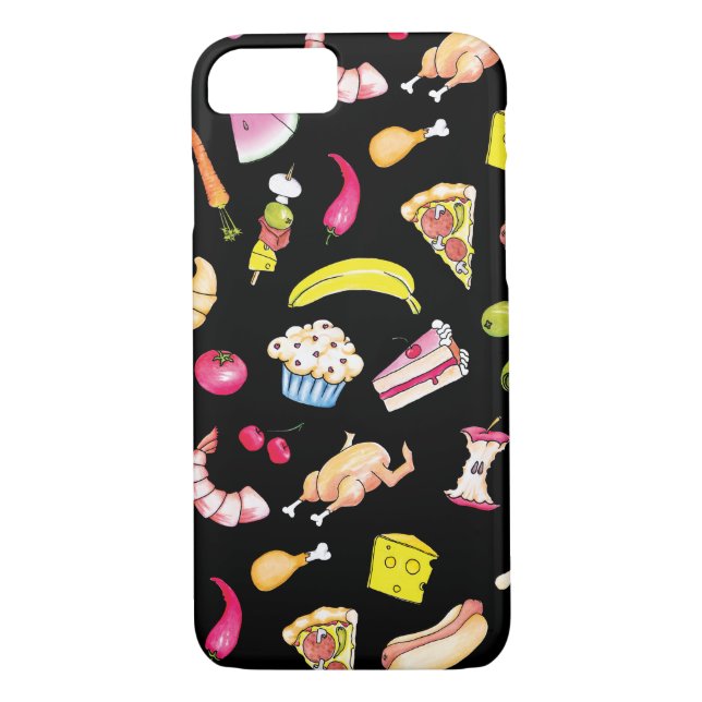 Funda De Case-Mate Para iPhone Alimentos (Reverso)
