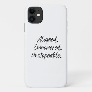 Funda Para iPhone 11 Alineado. Empoderado. Imparable.