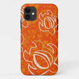 Funda Para iPhone 11 Alinee un Honu anaranjado