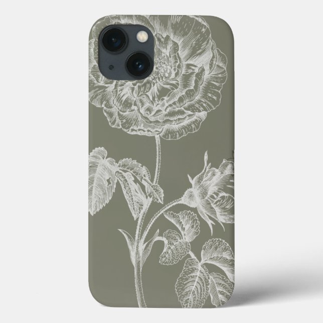 Funda De Case-Mate Para iPhone Alivio floral I (Reverso)