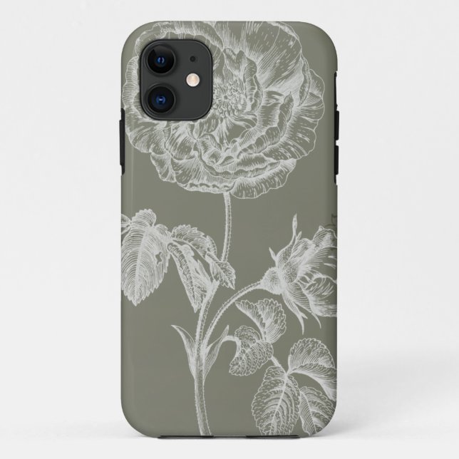 Funda De Case-Mate Para iPhone Alivio floral I (Reverso)