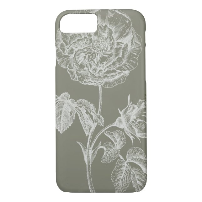 Funda De Case-Mate Para iPhone Alivio floral I (Reverso)