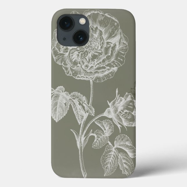 Funda De Case-Mate Para iPhone Alivio floral I (Reverso)