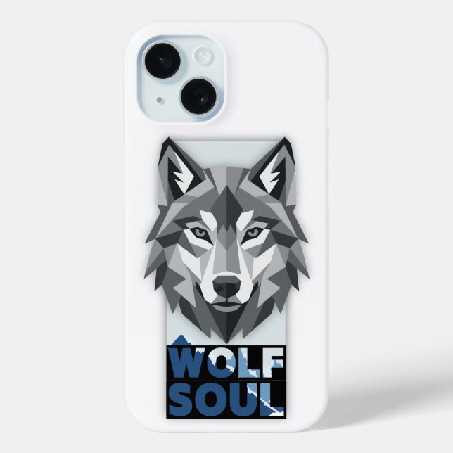 Funda De Case-Mate Para iPhone Alma de lobo (Reverso )