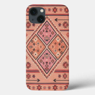 Funda Para iPhone 13 Alma nómada de neón - Tapiz geométrico tribal vibr