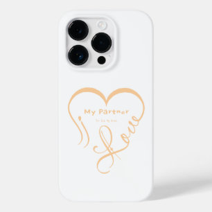 Funda Para iPhone 14 Pro De Case-Mate Almohada con la frase 'Amo a mi pareja - Eres mi h