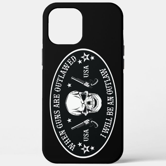 Funda De Case-Mate Para iPhone Almohada de la 2ª Enmienda (Reverso )