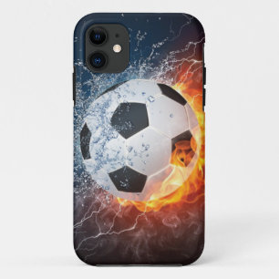 Funda Para iPhone 11 Almohada de lanzamiento de pelota de fútbol/fútbol