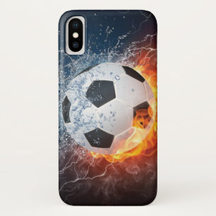 Funda Para iPhone X Almohada de lanzamiento de pelota de fútbol/fútbol