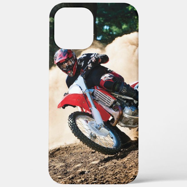 Funda De Case-Mate Para iPhone almohada de motocrossista (Reverso )