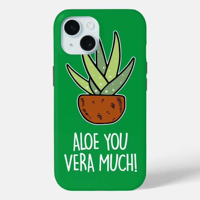 Funda De Case-Mate Para iPhone Aloe Vera (Reverso )
