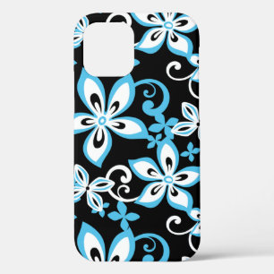 FUNDA PARA iPhone 12 ALOHA HAWAII (NEGRO/AZUL)