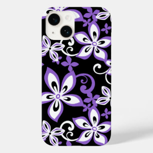 FUNDA PARA iPhone 14 DE Case-Mate ALOHA HAWAII (NEGRO/LAVENDERO)