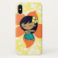 Aloha Honeys Hawaii Yellow Pareau Hula Chica