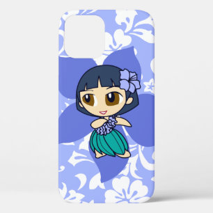 Funda Para iPhone 12 Pro Aloha Honeys Hawaiian Peri Pareau Hula Chica