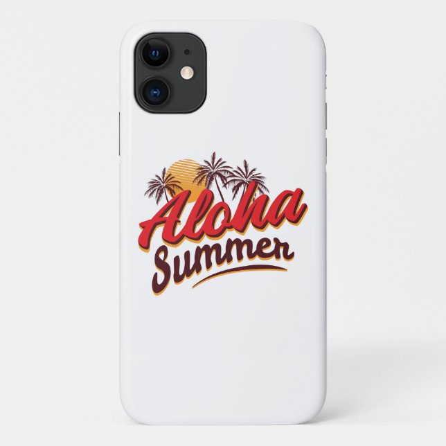Funda De Case-Mate Para iPhone Aloha Summer (Reverso)