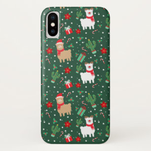 Funda Para iPhone X Alpaca Navidades Cuitos