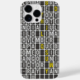 Funda Para iPhone 14 Pro Max De Case-Mate Alpha-Bravo-Charlie