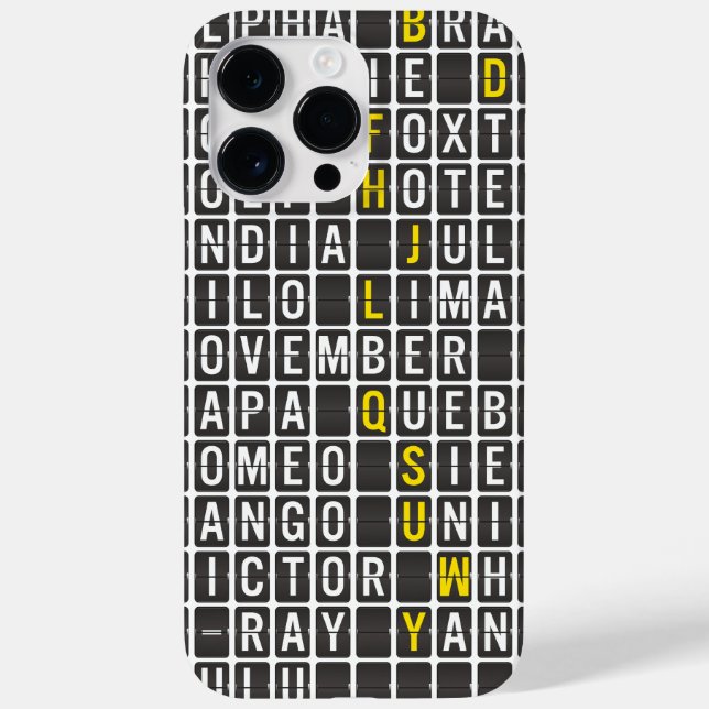 Funda De Case-Mate Para iPhone Alpha-Bravo-Charlie (Reverso)