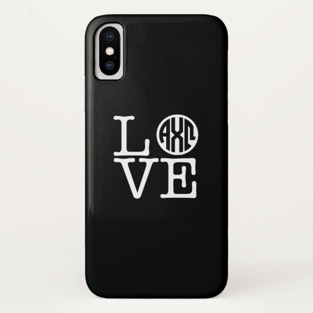 Funda De Case-Mate Para iPhone Alpha Chi Omega | Amor (Reverso)