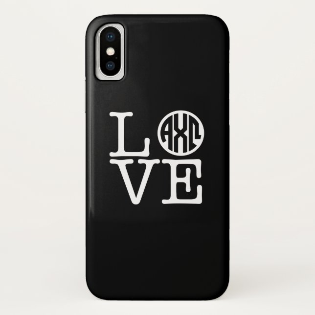 Funda De Case-Mate Para iPhone Alpha Chi Omega | Amor (Reverso)