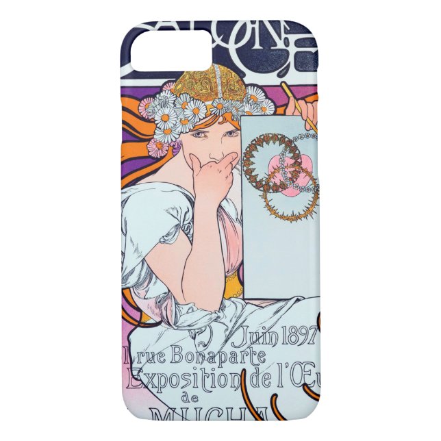 Funda De Case-Mate Para iPhone Alphonse Mucha (Reverso)
