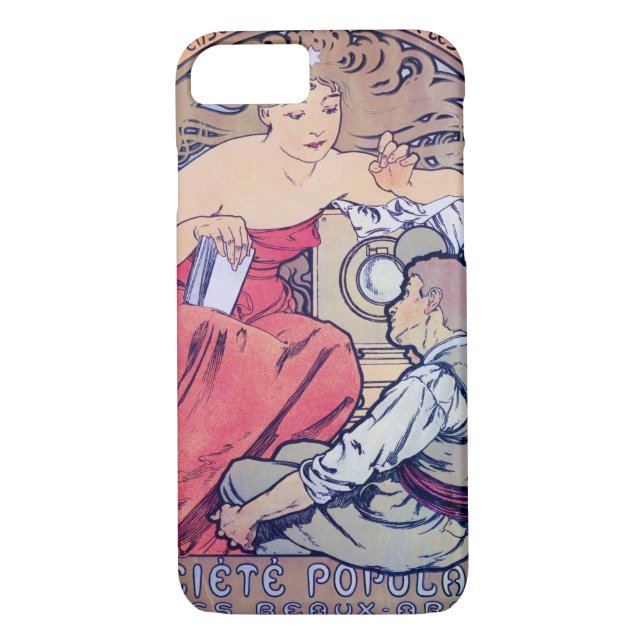 Funda De Case-Mate Para iPhone Alphonse Mucha (Reverso)