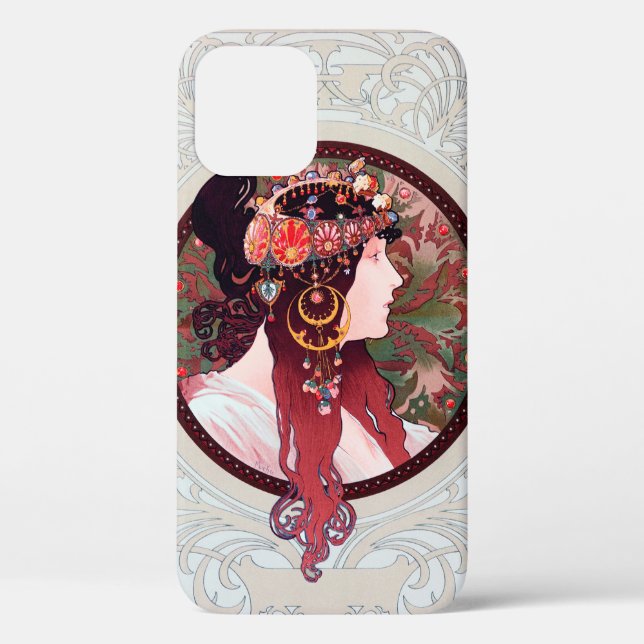 Funda De Case-Mate Para iPhone Alphonse Mucha (Reverso )