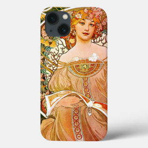 Funda Para iPhone 13 Alphonse Mucha Dreaming (Reverie)