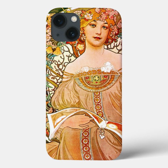 Funda De Case-Mate Para iPhone Alphonse Mucha Dreaming (Reverie) (Reverso)