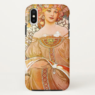 Funda Para iPhone X Alphonse Mucha Dreaming (Reverie)