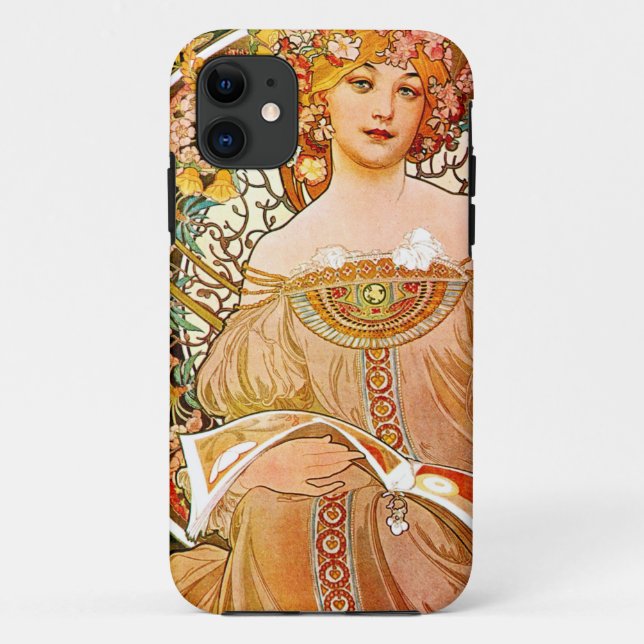 Funda De Case-Mate Para iPhone Alphonse Mucha Dreaming (Reverie) (Reverso)