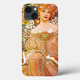 Funda Para iPhone 13 Alphonse Mucha Dreaming (Reverie)