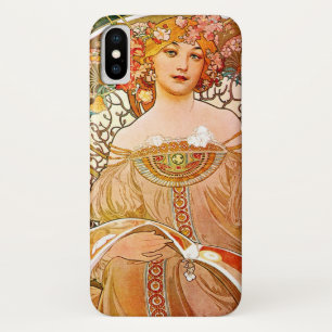 Funda Para iPhone X Alphonse Mucha Dreaming (Reverie)