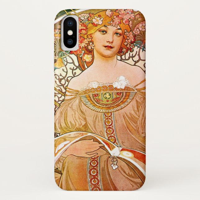 Funda De Case-Mate Para iPhone Alphonse Mucha Dreaming (Reverie) (Reverso)