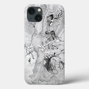 Funda Para iPhone 13 Alphonse Mucha Invierno GS II WB