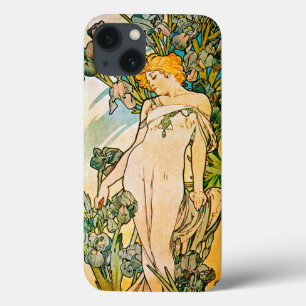 Funda Para iPhone 13 Alphonse Mucha - Iris WB