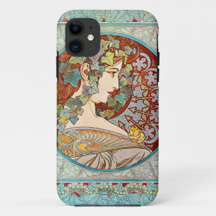Funda Para iPhone 11 Alphonse Mucha Ivy