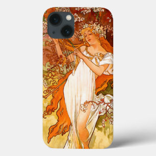 Funda Para iPhone 13 Alphonse Mucha modernidad primavera