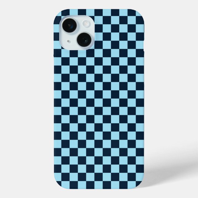 Funda De Case-Mate Para iPhone Alpine ice checkerboard pattern (Reverso )