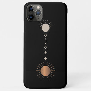 Funda Para iPhone 11 Pro Max *~* Alquimia cósmica Universo Chamán Tótem Sol