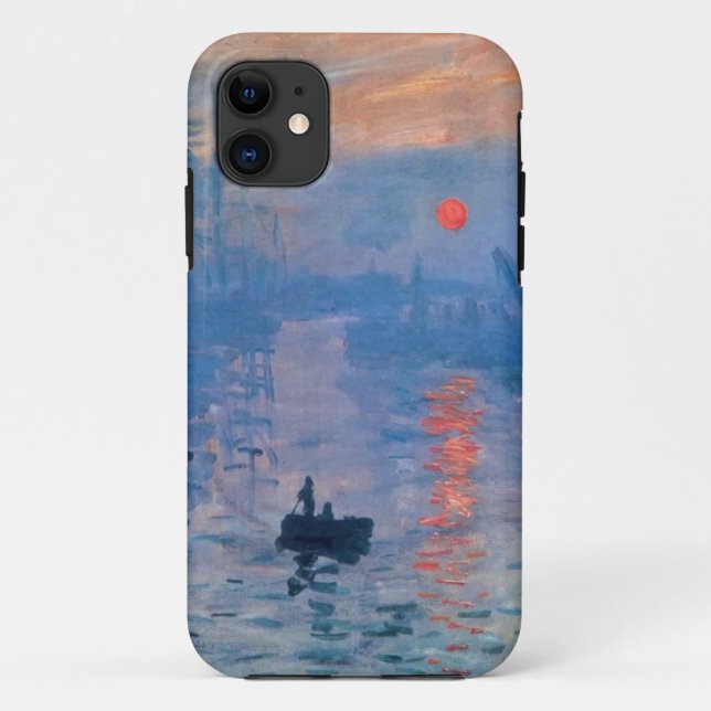 Funda De Case-Mate Para iPhone Alta Res Claude Monet Impression Sunrise (Reverso)