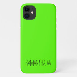Funda Para iPhone 11 Alta visibilidad Neón verde