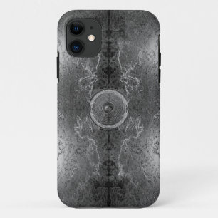 Funda Para iPhone 11 Altavoz de música de caleidoscopio en blanco y neg